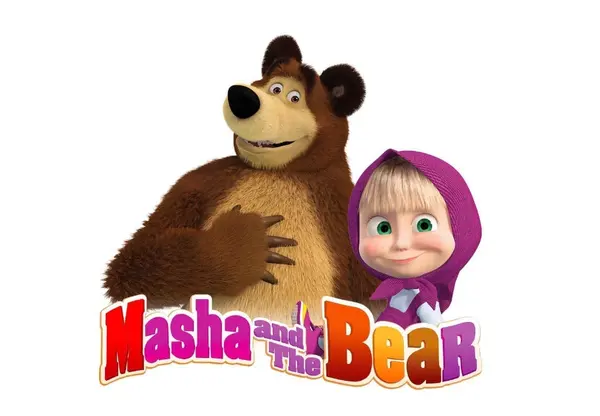 Máša a medveď (anglicky)