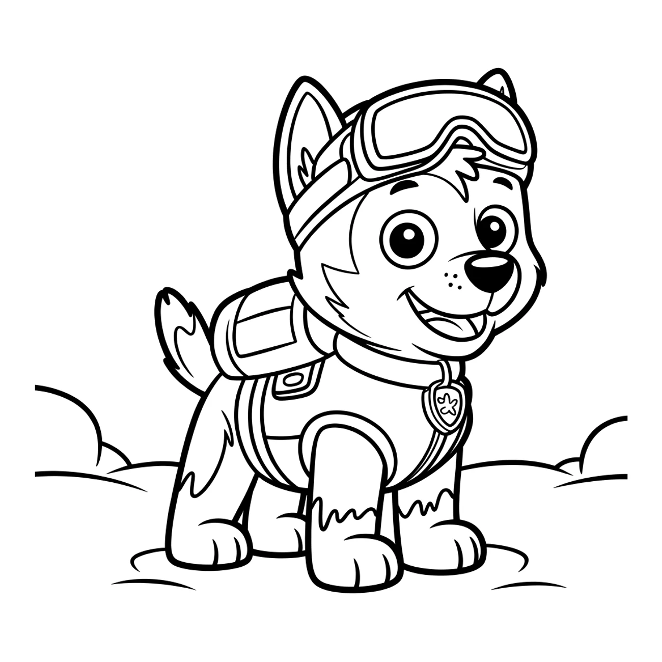 Labková patrola – Everest (zimná husky)