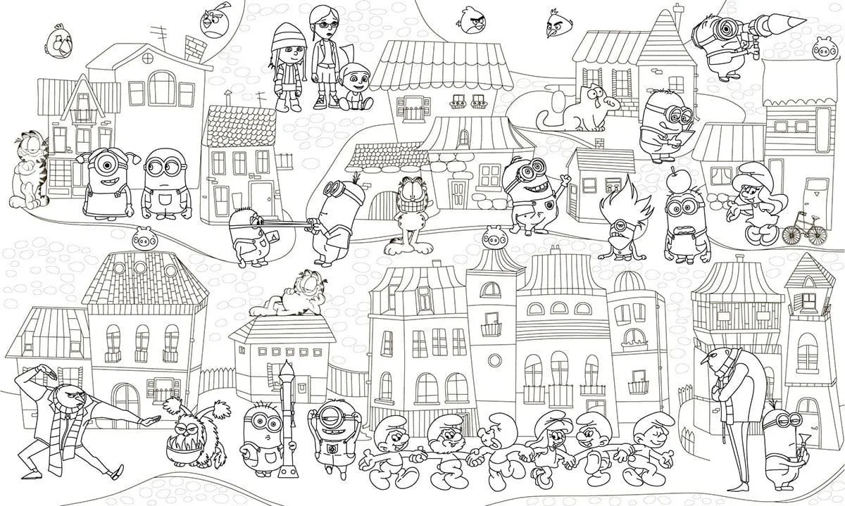 Omaľovanka - rozprávky