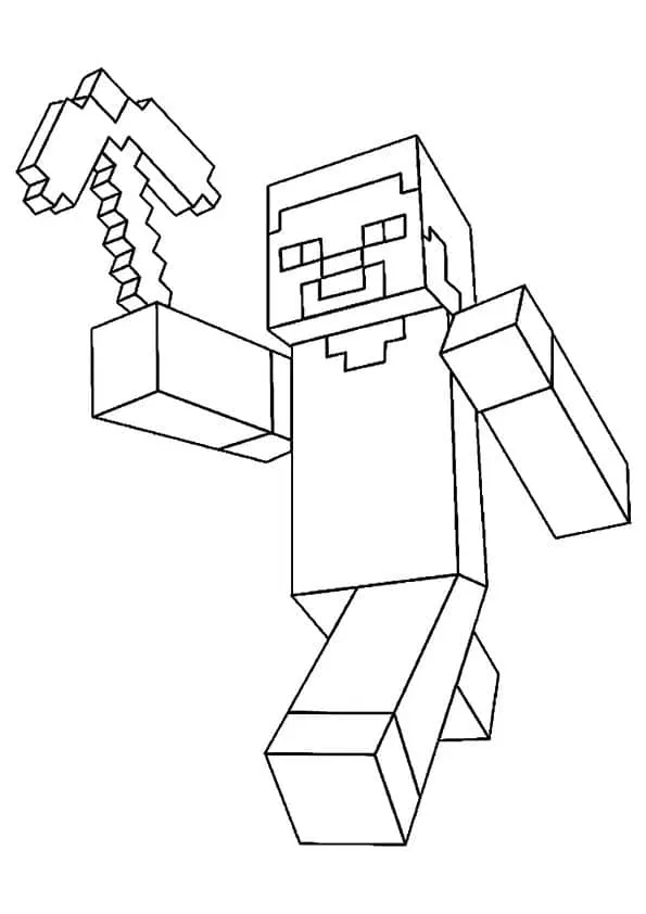 Omaľovánka - Minecraft
