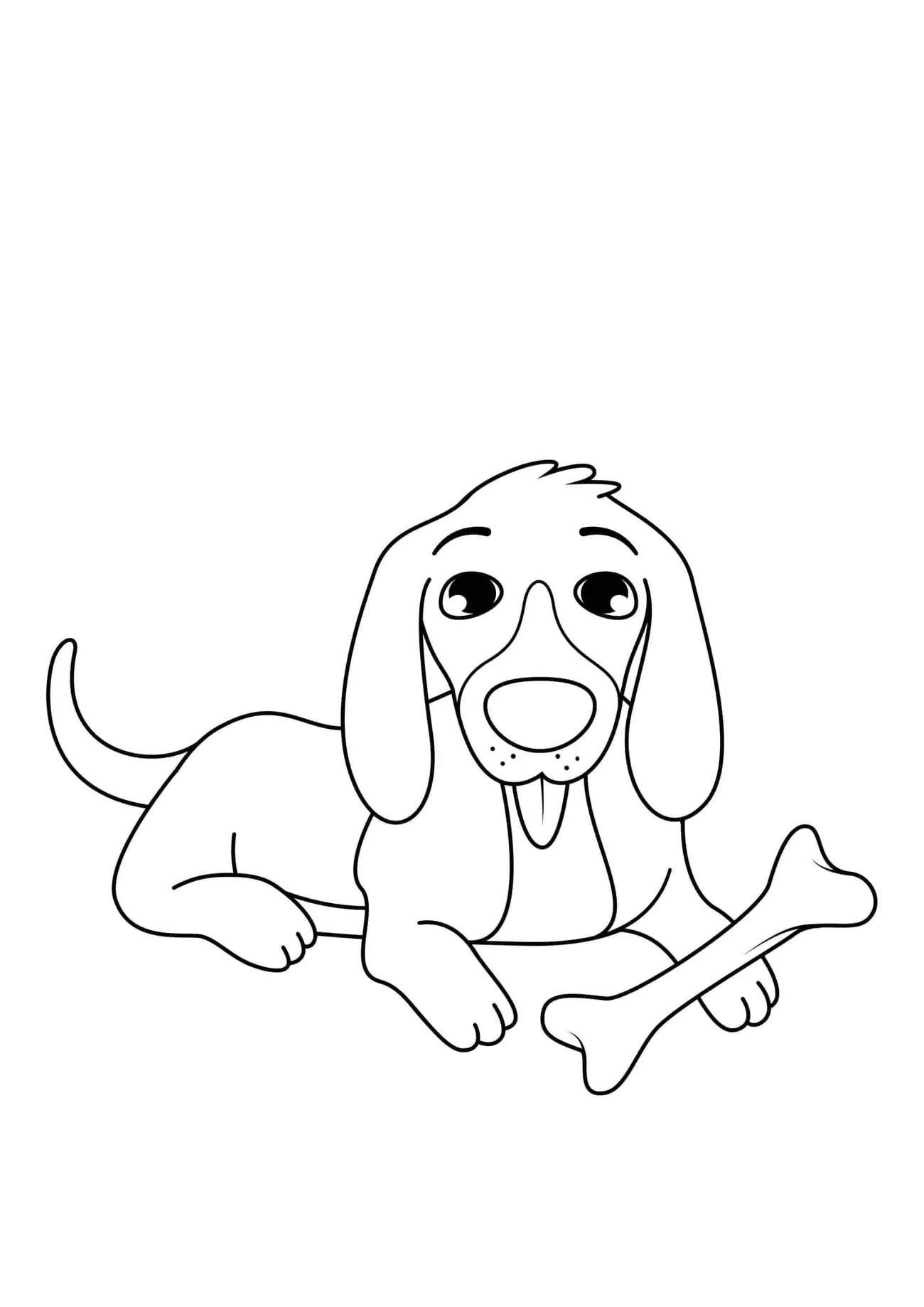 Omaľovánka - Pes - 12