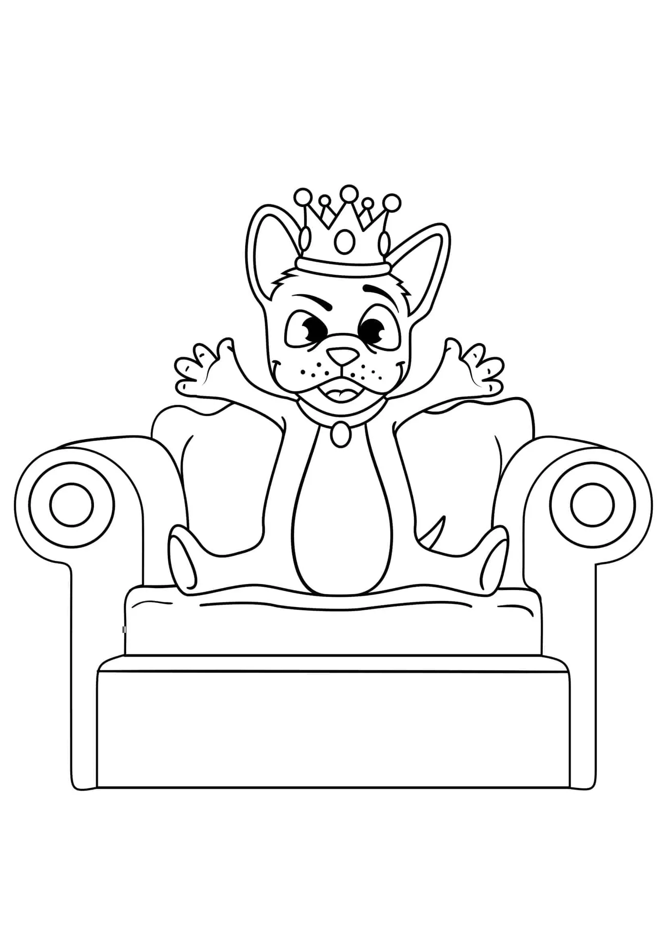 Omaľovánka - Pes - 16