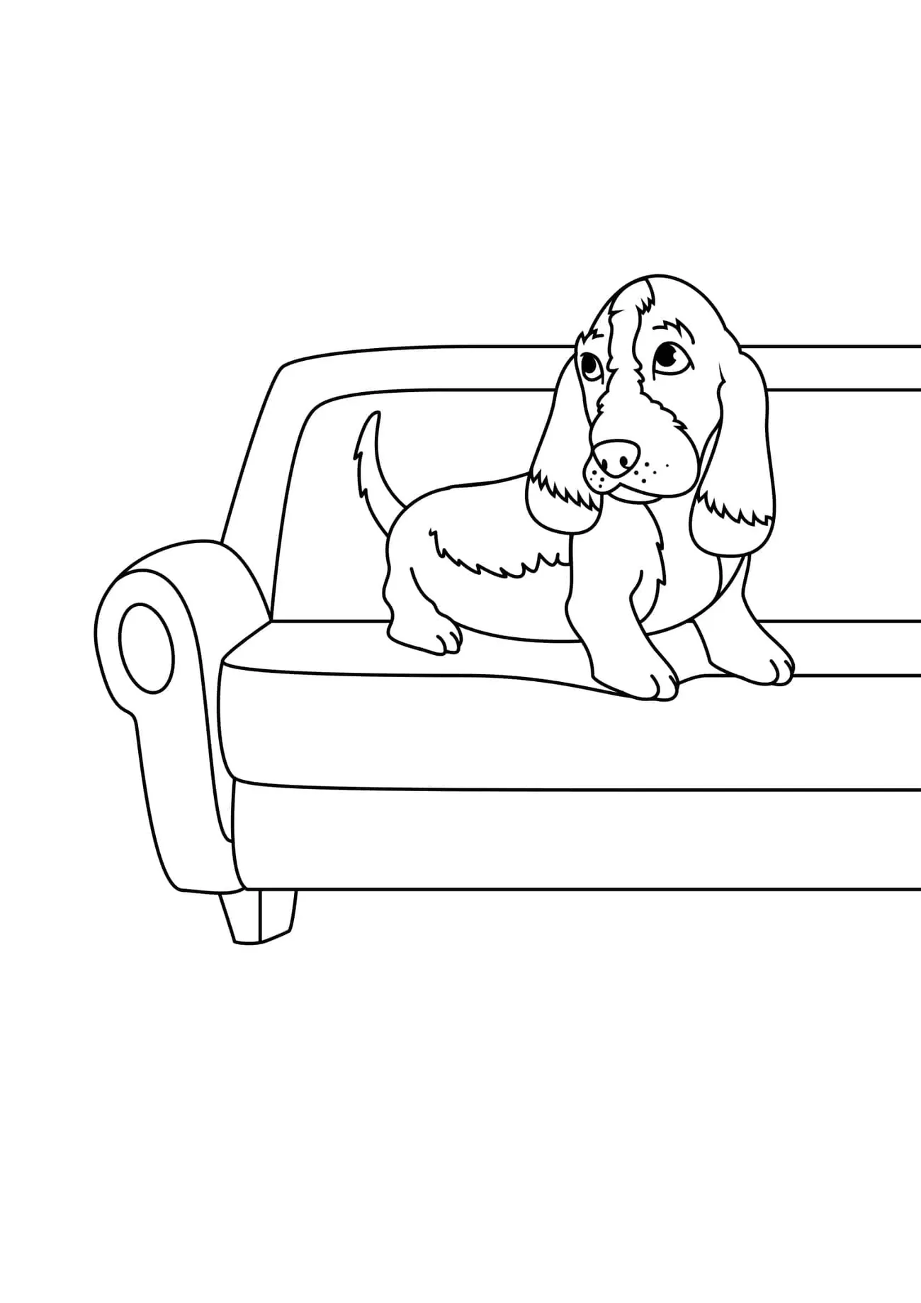 Omaľovánka - Pes - 20