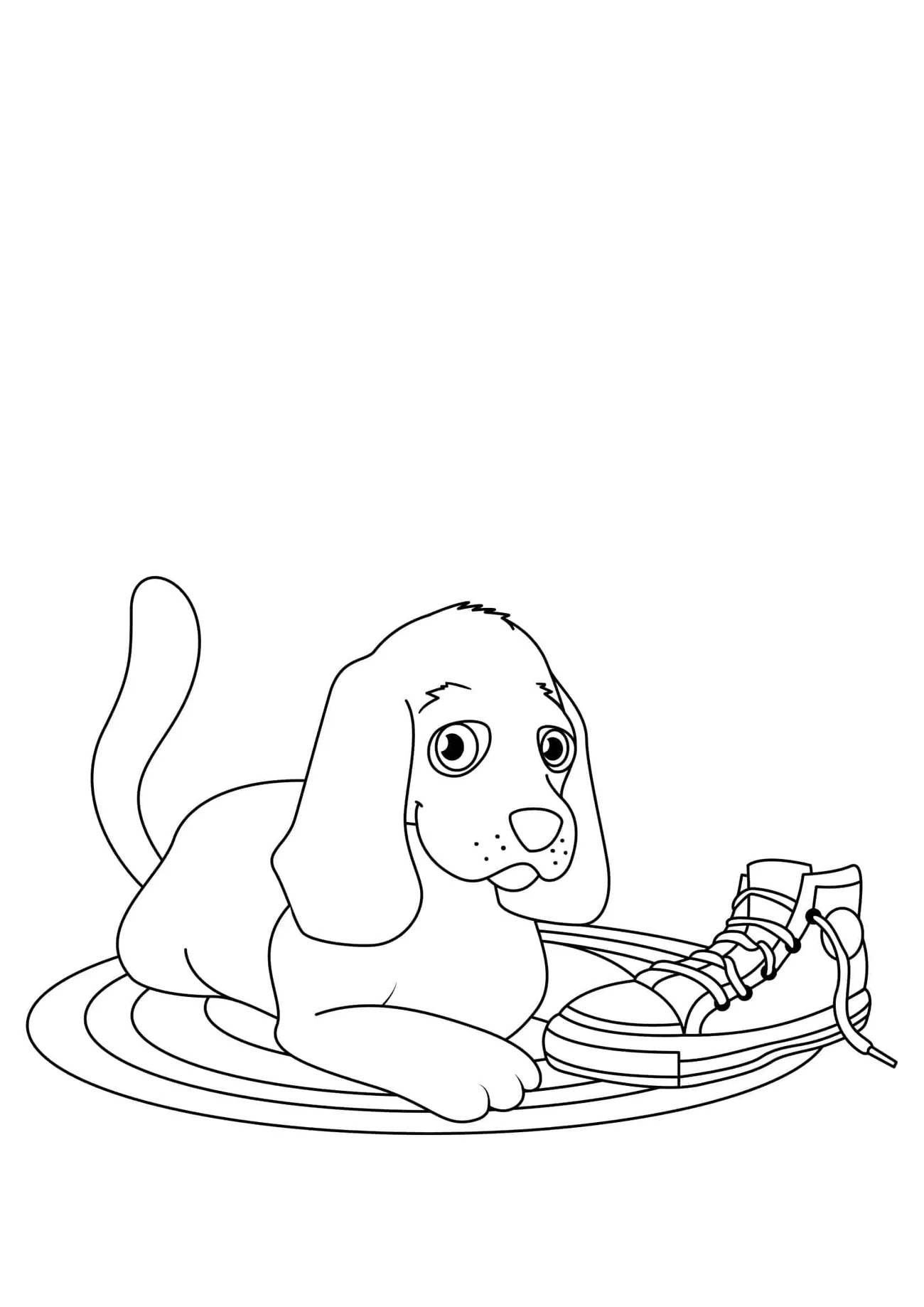 Omaľovánka - Pes - 3