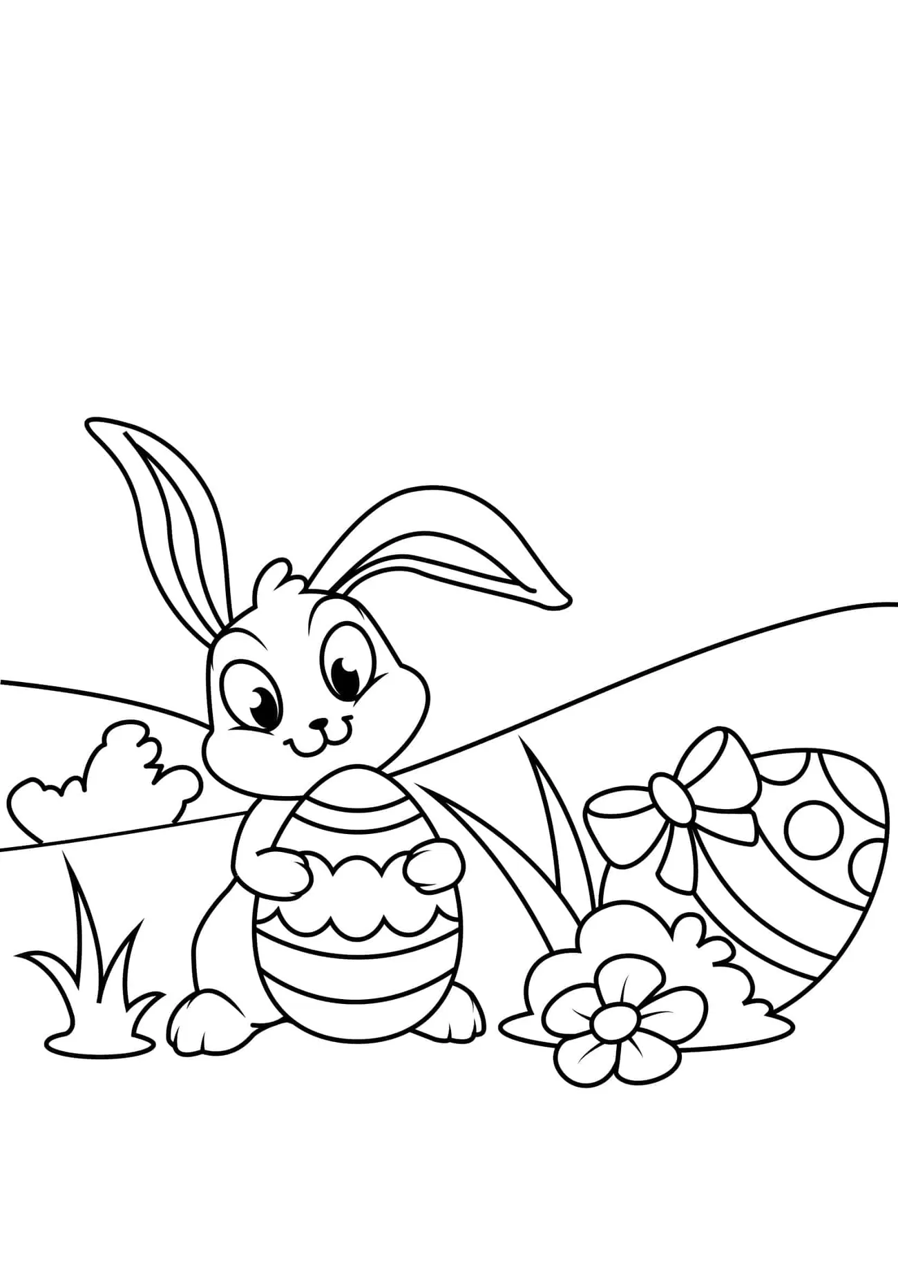 Omaľovánka - Veľká Noc - 1