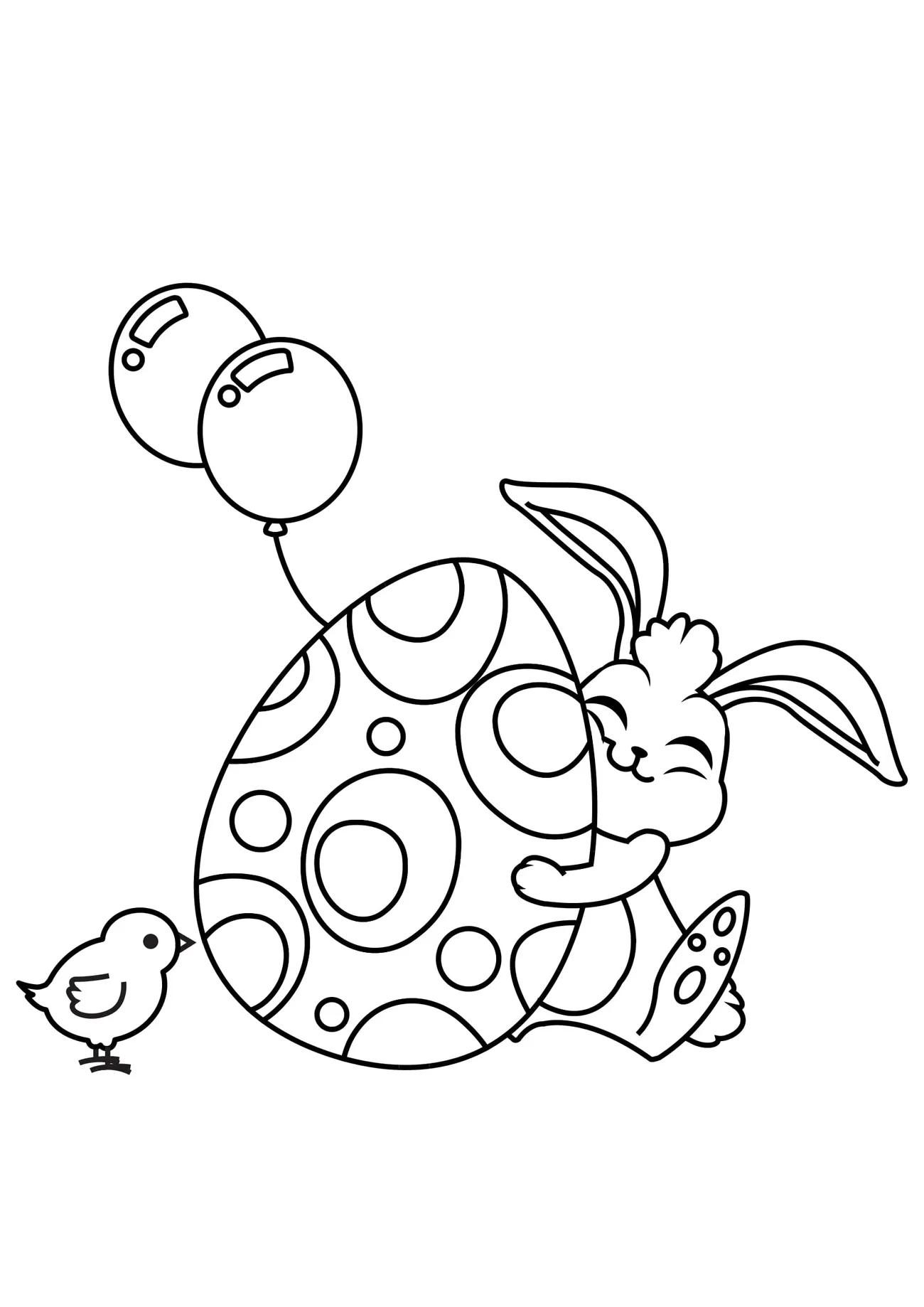 Omaľovánka - Veľká Noc - 11