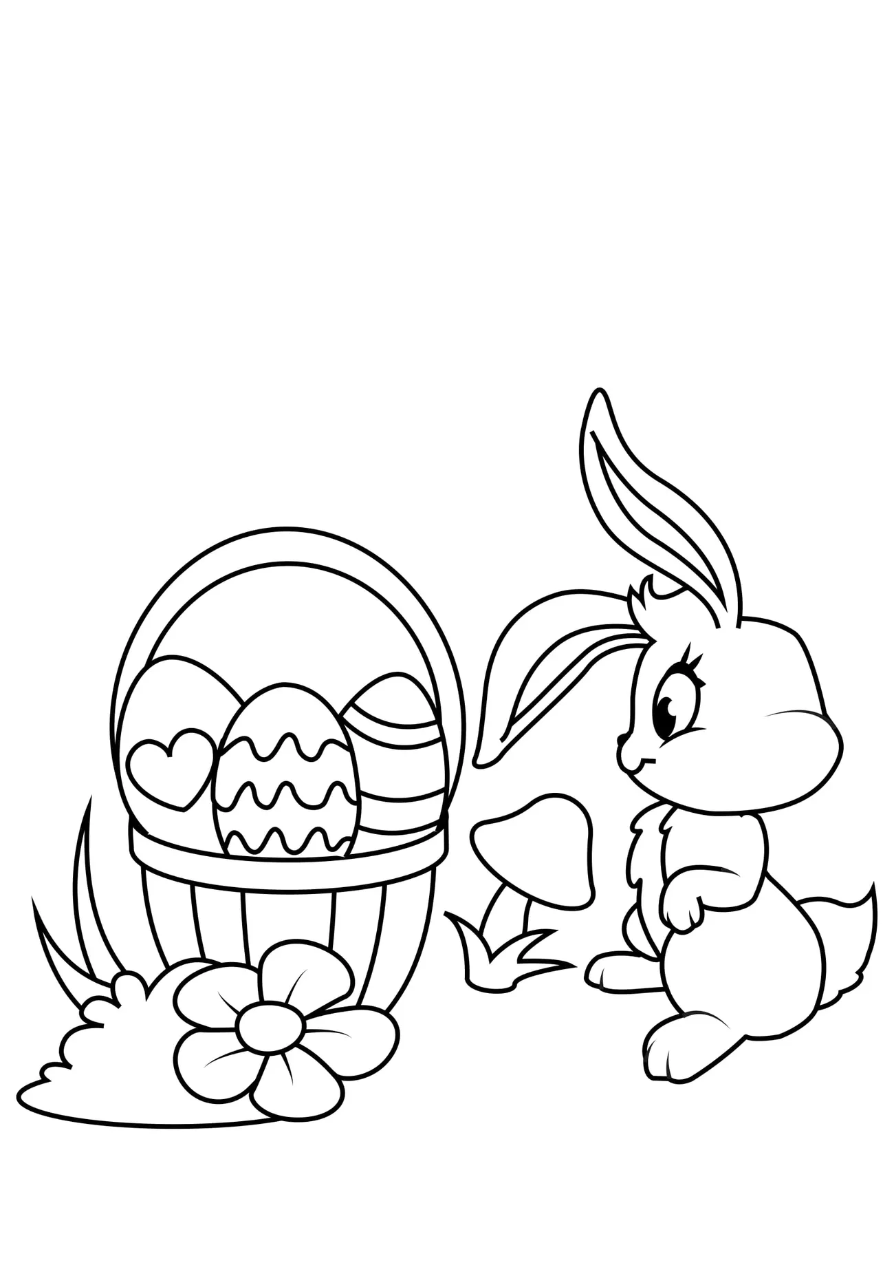 Omaľovánka - Veľká Noc - 4